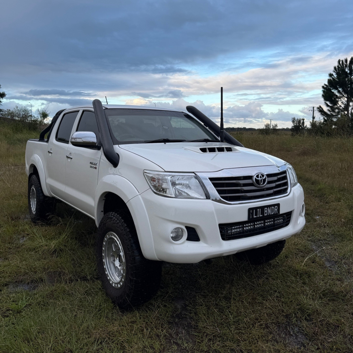 N70 Hilux Stainless Steel 4" Snorkels