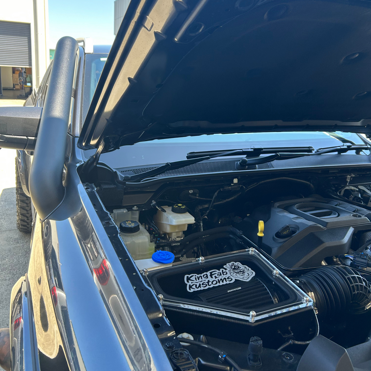 KINGFAB KUSTOMS FORD RANGER SNORKEL AND AIRBOX 