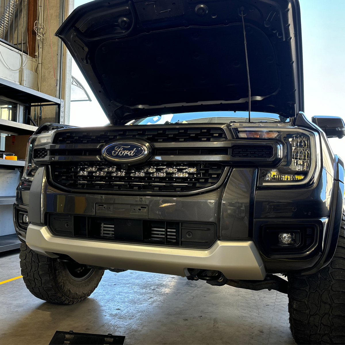 PY Ranger/ NF Amarok Universal Behind Grill Light Bar Mount – KingFab ...